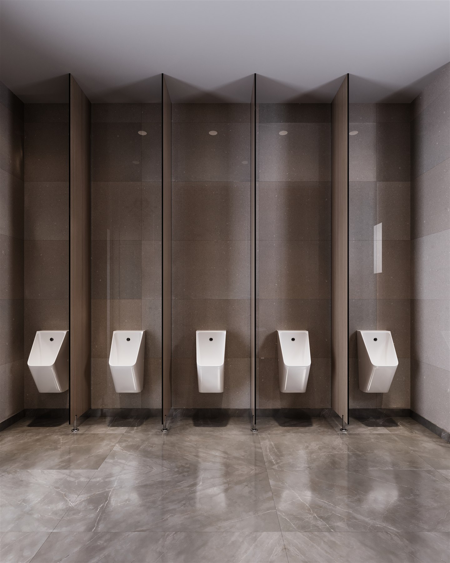Kompakt laminat bölmeli modern pisuvar sistemleri